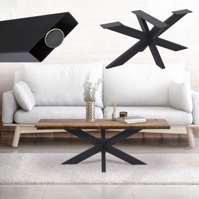 Ml-design Tischgestell Spider 98x58x43 Cm, Schwarz, Kreuzgestell Kreuz X-design Tischfüße Möbelfüße, Schwerlast Tischkufen Stahl, Metall Tischbeine, Diy Couchtisch, Industriedesign, Einfache Montage Ml-design Tischgestell Spider 98x58x43 Cm, Schwarz, Kreuzgestell Kreuz X-design Tischfüße Möbelfüße, Schwerlast Tischkufen Stahl, Metall Tischbeine, Diy Couchtisch, Industriedesign, Einfache Montage