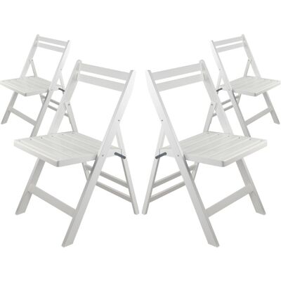 ORION91 4er-pack Biano Bambus-klappstühle Aus Holz, 46 X 44 X 78 Cm, Thinia Home ORION91 4er-pack Biano Bambus-klappstühle Aus Holz, 46 X 44 X 78 Cm, Thinia Home