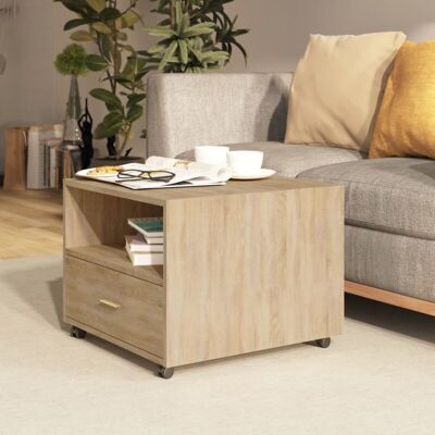 Vidaxl Sonoma Eichen Couchtisch - 55x55x40cm Vidaxl Sonoma Eichen Couchtisch - 55x55x40cm