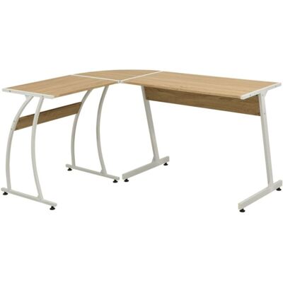 VIDAXL Prolenta Premium Eckschreibtisch L-förmig Eiche VIDAXL Prolenta Premium Eckschreibtisch L-förmig Eiche