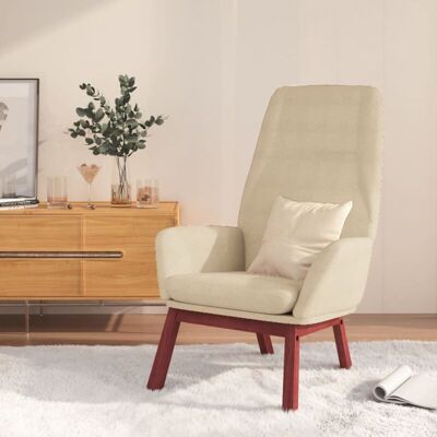 Relaxsessel Creme Stoff Vidaxl Relaxsessel Creme Stoff Vidaxl