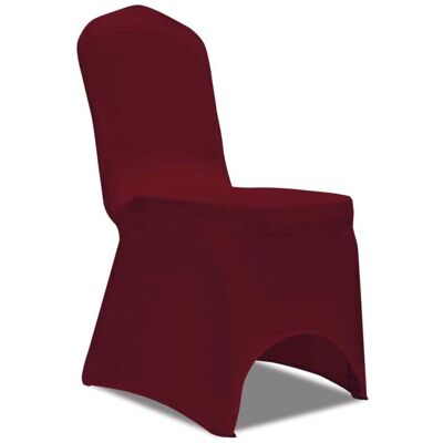 Vidaxl - Stretch-stuhlhussen 100 Stk. Bordeauxrot Vidaxl - Stretch-stuhlhussen 100 Stk. Bordeauxrot