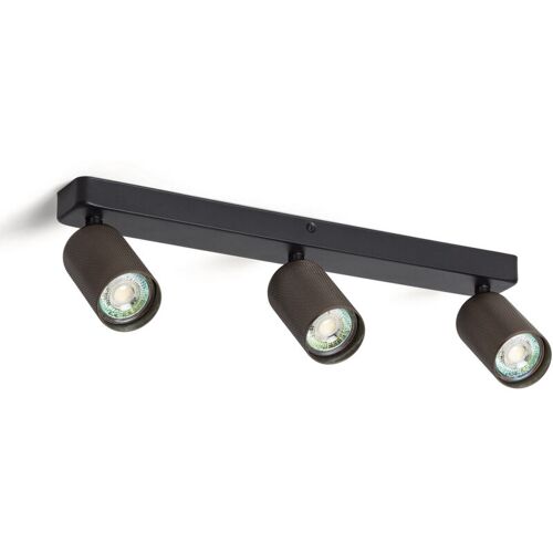 LEDKIA Deckenleuchte Aluminium Breixo 3 Spots Bronze