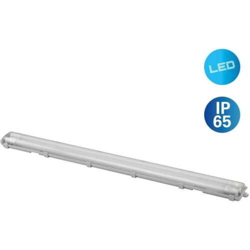 WEITERE Feuchtraumleuchte Pipe 2flammig 150 cm T8, G13, 2x24 Watt, 4800 lm, 4000 K