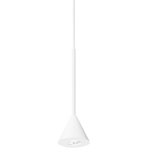 Ideal Lux - archimede Integrierte LED-Kegel-Hängeleuchte, Weiß, 250 lm, 3000 k