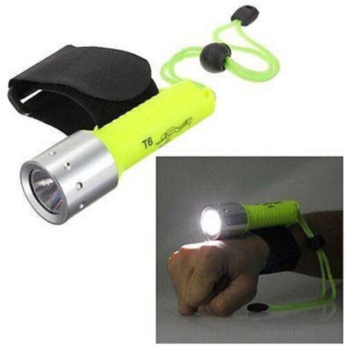 Trade Shop Traesio - Trade Shop - wasserdichte led-unterwasser-taschenlampe 200-800 lumen cree sub light lamp -