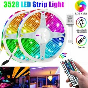 AIPERQ 10M 3528 SMD RGB 600 LED Streifen Licht String Band + 44 Tasten IR Fernbedienung A AIPERQ 10M 3528 SMD RGB 600 LED Streifen Licht String Band + 44 Tasten IR Fernbedienung A