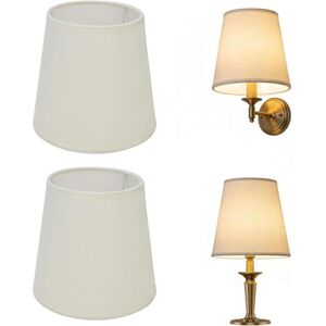 TORMATOR 2-teiliger Lampenschirm im europäischen Stil aus Stoff, E14, Kronleuchter, Tischlampe, Stehlampe, Innenbereich, Schlafzimmer, Wohnzimmer, Büro, TORMATOR 2-teiliger Lampenschirm im europäischen Stil aus Stoff, E14, Kronleuchter, Tischlampe, Stehlampe, Innenbereich, Schlafzimmer, Wohnzimmer, Büro,