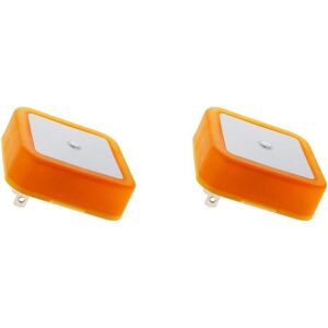 OLOEY 2-teiliges elektrisches Nachtlicht, orangefarbene LED-Weihnachtslicht-Nachttischlampe mit automatischem Dämmerungssensor, geeignet für Schlafzimmer, OLOEY 2-teiliges elektrisches Nachtlicht, orangefarbene LED-Weihnachtslicht-Nachttischlampe mit automatischem Dämmerungssensor, geeignet für Schlafzimmer,