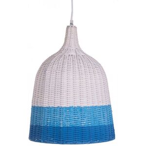 Iperbriko - 2x Deckenleuchte Sky Rattan blau-hellblau D.37x52h Iperbriko - 2x Deckenleuchte Sky Rattan blau-hellblau D.37x52h
