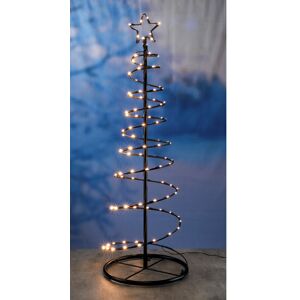 SPETEBO Beleuchteter Metall Tannenbaum mit 100 warm weißen LED und Stern Spitze ca. 120 cm SPETEBO Beleuchteter Metall Tannenbaum mit 100 warm weißen LED und Stern Spitze ca. 120 cm