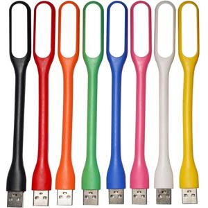 Ersandy - 8-teilige USB-LED-Lampe, flexibles Mini-USB-Licht, Tastaturlampe für Laptop/PC, USB-Leselampe, kleine Buchlampe, 8 Farben Ersandy - 8-teilige USB-LED-Lampe, flexibles Mini-USB-Licht, Tastaturlampe für Laptop/PC, USB-Leselampe, kleine Buchlampe, 8 Farben