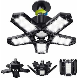 Aiperq - ymyny led Garagenleuchten-Set – 120 w – 12000 lm – Werkstattlampe – verformbare Deckenleuchten – E26/E27-Panels – 1 Lampen Aiperq - ymyny led Garagenleuchten-Set – 120 w – 12000 lm – Werkstattlampe – verformbare Deckenleuchten – E26/E27-Panels – 1 Lampen