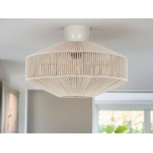 Trio Leuchten Boho Deckenleuchte SVEA Lampenschirm aus Baumwolle Beige, Ø 46cm Trio Leuchten Boho Deckenleuchte SVEA Lampenschirm aus Baumwolle Beige, Ø 46cm