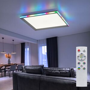 Paul Neuhaus - Deckenleuchte Panel Regenbogen Effekt dimmbar Wohnzimmerlampe led Deckenlampe Farbwechsel led, mit Fernbedienung, 1x led 32 w 1400Lm Paul Neuhaus - Deckenleuchte Panel Regenbogen Effekt dimmbar Wohnzimmerlampe led Deckenlampe Farbwechsel led, mit Fernbedienung, 1x led 32 w 1400Lm