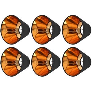 Ej.Life 6PCS Lampenschirmen Stofflampenschirm Clip-On Lampenschirm für E14 Tisch Kronleuchter Stehlampe Wandlampe Schlafzimmer Dekor, Schützt die Ej.Life 6PCS Lampenschirmen Stofflampenschirm Clip-On Lampenschirm für E14 Tisch Kronleuchter Stehlampe Wandlampe Schlafzimmer Dekor, Schützt die