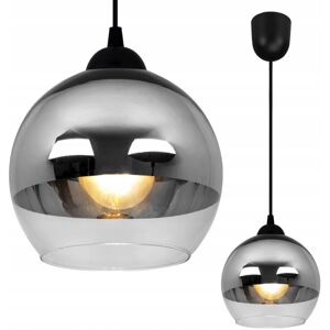 Elegante Hängelampe, Glaslampe, Chrom, Led Elegante Hängelampe, Glaslampe, Chrom, Led