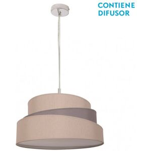 FABRILAMP Köln Grau Beige Höhenverstellbare Deckenleuchte FABRILAMP Köln Grau Beige Höhenverstellbare Deckenleuchte