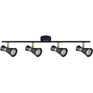 Fabrilamp Maximo GU10 Spotlight - Schwarz - 4 Lampen - Badezimmerlicht Fabrilamp Maximo GU10 Spotlight - Schwarz - 4 Lampen - Badezimmerlicht