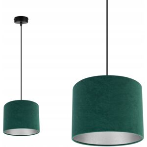 Hängelampe, Deckenleuchter, Chrom, Samtlampenschirm Hängelampe, Deckenleuchter, Chrom, Samtlampenschirm