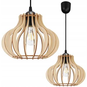Hängelampe, Deckenleuchter, Holz, LED-Lampenschirm Hängelampe, Deckenleuchter, Holz, LED-Lampenschirm