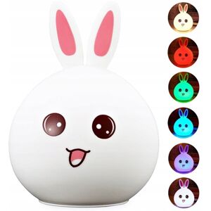 Kinder-Nachtlicht Hase LED Silikon RGB berührungsempfindlich weich mit Batterien Kinder-Nachtlicht Hase LED Silikon RGB berührungsempfindlich weich mit Batterien