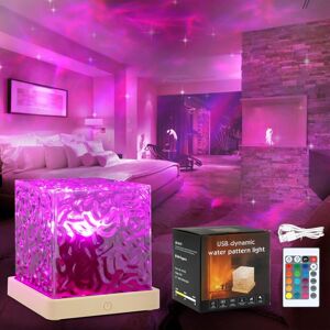 LED-Aurora-Projektor Sternenhimmel, 16 Farben Kristall-Aurora-Projektorlampe, Fernbedienung Galaxie-Projektor LED-Decken-Nachtlicht, für Baby-, LED-Aurora-Projektor Sternenhimmel, 16 Farben Kristall-Aurora-Projektorlampe, Fernbedienung Galaxie-Projektor LED-Decken-Nachtlicht, für Baby-,