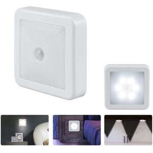 VHV LED-Nachtlicht für Kinder, weißes Nachtlicht, magnetischer Bewegungssensor für den Innenbereich, inklusive Klebefläche, überall anbringbar, ideales VHV LED-Nachtlicht für Kinder, weißes Nachtlicht, magnetischer Bewegungssensor für den Innenbereich, inklusive Klebefläche, überall anbringbar, ideales