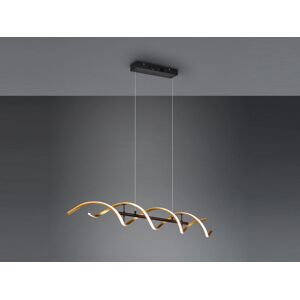 Trio Lighting Sequence Gold Deckenleuchte - Modern Dimmbar LED - 5600lm Trio Lighting Sequence Gold Deckenleuchte - Modern Dimmbar LED - 5600lm