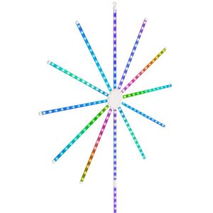 B.K.LICHT LED Wandleuchte LED Feuerwerkleuchte Fernbedienung Dimmbar RGBIC Musiksensor B.K.LICHT LED Wandleuchte LED Feuerwerkleuchte Fernbedienung Dimmbar RGBIC Musiksensor