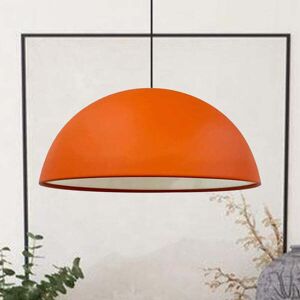 BAMYUM Linate Industrielle Pendelleuchte aus Handbemaltem Orange Metall – Vintage-Kronleuchter E27 Ø40 cm für Wohnzimmer, Schlafzimmer oder Esszimmer BAMYUM Linate Industrielle Pendelleuchte aus Handbemaltem Orange Metall – Vintage-Kronleuchter E27 Ø40 cm für Wohnzimmer, Schlafzimmer oder Esszimmer