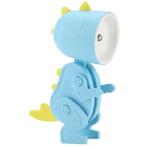OLOEY Mini-Nachtlicht, niedliches LED-Nachtlicht, kreative Cartoon-Haustier-Hunde-faltbare kleine Tischlampe, blau OLOEY Mini-Nachtlicht, niedliches LED-Nachtlicht, kreative Cartoon-Haustier-Hunde-faltbare kleine Tischlampe, blau