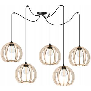 Moderne Led-Deckenhängelampe Aus Holz Moderne Led-Deckenhängelampe Aus Holz