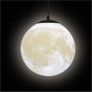 SHMSHNG Mond-Deckenlampe, Mond-Kinderzimmer, Mond-Pendelleuchte, Kugel-Deckenleuchte, Planeten-Pendelleuchte, Schlafzimmer-Kronleuchter, moderner SHMSHNG Mond-Deckenlampe, Mond-Kinderzimmer, Mond-Pendelleuchte, Kugel-Deckenleuchte, Planeten-Pendelleuchte, Schlafzimmer-Kronleuchter, moderner