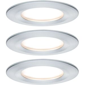 Paulmann Led-bad-einbauleuchte 3er Set 18 W Aluminium (gebürstet) Paulmann Led-bad-einbauleuchte 3er Set 18 W Aluminium (gebürstet)