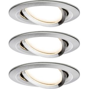Led Einbauleuchte Nova Coin 3er Set Ø 8,4 Cm Schwenkbar Dimmbar Einbauleuchte - Paulmann Led Einbauleuchte Nova Coin 3er Set Ø 8,4 Cm Schwenkbar Dimmbar Einbauleuchte - Paulmann