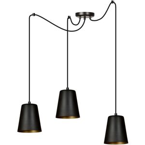 Licht-erlebnisse - Pendelleuchte E27 Schwarz Metall Retro xxl verstellbar Hängeleuchte Licht-erlebnisse - Pendelleuchte E27 Schwarz Metall Retro xxl verstellbar Hängeleuchte