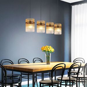 Globo Pendelleuchte Hängelampe Deckenleuchte Esszimmerleuchte Gas 4-Flammig Amber Globo Pendelleuchte Hängelampe Deckenleuchte Esszimmerleuchte Gas 4-Flammig Amber