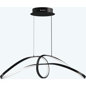 DOPORRO Pendelleuchte 90cm led Hängelampe Dynamisches Wellendesign 3000K/4000K/6000K Verstellbares Kabel 30W Schwarz Hängeleuchte für Esszimmer Wohnzimmer DOPORRO Pendelleuchte 90cm led Hängelampe Dynamisches Wellendesign 3000K/4000K/6000K Verstellbares Kabel 30W Schwarz Hängeleuchte für Esszimmer Wohnzimmer