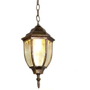 WOTTES Retro Hängeleuchte Höhenverstellbare Pendelleuchte Metall Glas Deckenlampe für Esszimmer Café Bar Club Bronze WOTTES Retro Hängeleuchte Höhenverstellbare Pendelleuchte Metall Glas Deckenlampe für Esszimmer Café Bar Club Bronze