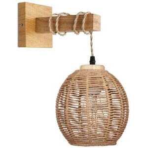 COOCHEER Retro-Wandleuchte für den Innenbereich, Hanfseil, Rattan und Metall, E26/E27-Fassung für die Innenbeleuchtung, Nachttisch, Wohnzimmer, Schlafzimmer COOCHEER Retro-Wandleuchte für den Innenbereich, Hanfseil, Rattan und Metall, E26/E27-Fassung für die Innenbeleuchtung, Nachttisch, Wohnzimmer, Schlafzimmer