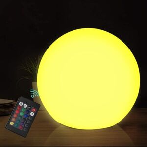 TUSERXLN Schwebende LED-Kugel, 7,6 cm großes, wasserdichtes Nachtlicht mit Fernbedienung, 16 RGB-Farben und Dimmfunktion, ideal für Kinder oder als Dekoration. TUSERXLN Schwebende LED-Kugel, 7,6 cm großes, wasserdichtes Nachtlicht mit Fernbedienung, 16 RGB-Farben und Dimmfunktion, ideal für Kinder oder als Dekoration.