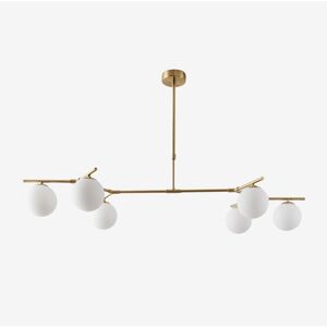 SKLUM Goldenes Glasball-Hängelampe - Deckenleuchte mit 6 Kugeln SKLUM Goldenes Glasball-Hängelampe - Deckenleuchte mit 6 Kugeln