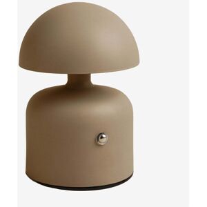 Sklum - Nantali Kabellose LED-Tischlampe aus Eisen für den Außenbereich Moka Braun Sklum - Nantali Kabellose LED-Tischlampe aus Eisen für den Außenbereich Moka Braun