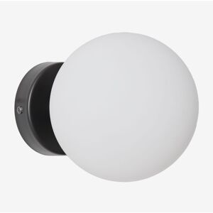 Sklum - Uvol Traditionelle Wandleuchte aus Edelstahl mit Kristallkugel Schwarz Sklum - Uvol Traditionelle Wandleuchte aus Edelstahl mit Kristallkugel Schwarz