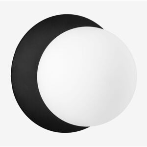 SKLUM Wandlampe aus Eisen und Glas Anine Schwarz Ø15 cm SKLUM Wandlampe aus Eisen und Glas Anine Schwarz Ø15 cm