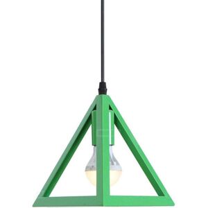 STOEX Pendelleuchte Metall Dreieckiger Käfig Hängende Deckenleuchte E27 Modern für Wohnzimmer Küche,Grün STOEX Pendelleuchte Metall Dreieckiger Käfig Hängende Deckenleuchte E27 Modern für Wohnzimmer Küche,Grün