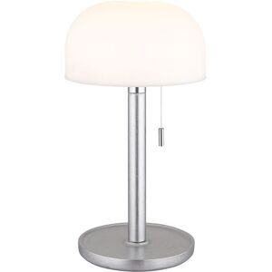 GLOBO LIGHTING Tischleuchte Außenlampe LED Akku USB Bambus Gartenleuchte, Kunststoff opal silber, 1,5W 80Lm warm-kaltweiß, DxH 15x28 cm GLOBO LIGHTING Tischleuchte Außenlampe LED Akku USB Bambus Gartenleuchte, Kunststoff opal silber, 1,5W 80Lm warm-kaltweiß, DxH 15x28 cm