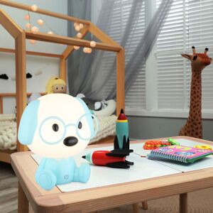 Globo Lighting - led Tischleuchte Kinderlampe Nachttischlampe Hund blau Touchdimmer Tischlampe, 1W 32lm warmweiß, LxH 18x20 cm Globo Lighting - led Tischleuchte Kinderlampe Nachttischlampe Hund blau Touchdimmer Tischlampe, 1W 32lm warmweiß, LxH 18x20 cm