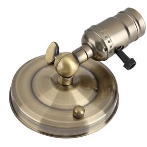RICEEL Vintage E27 Wandleuchte mit Schalter für Wohnbereich und Dekoration, 220 V, Bronze RICEEL Vintage E27 Wandleuchte mit Schalter für Wohnbereich und Dekoration, 220 V, Bronze
